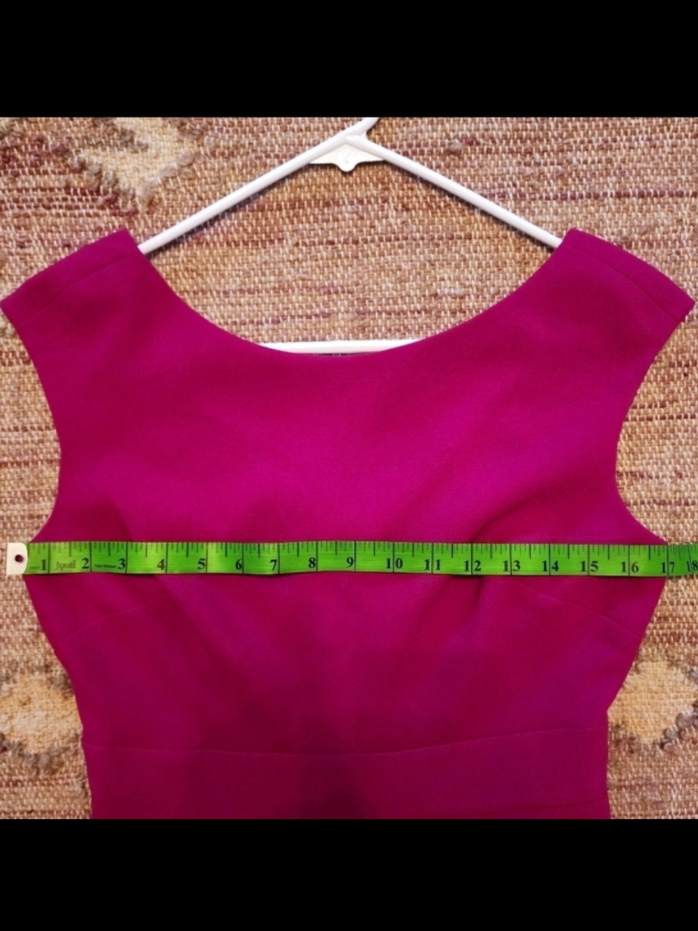 Eliza J Fuchsia Layered Fit-and-Flare Dress - Picture 9 of 12